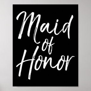 Póster Trato Boda Bridal Party Regalo Para La Noviaria