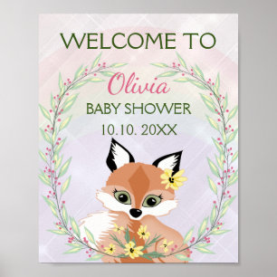 Póster Trato de chica de Fox de color rojo