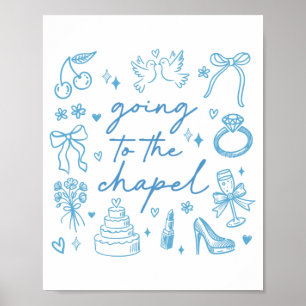 Póster Trato De Ir A La Capilla Novia Participó En Bachel