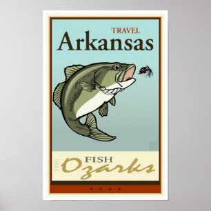 Póster Travel Arkansas