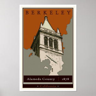 Póster Travel Berkeley