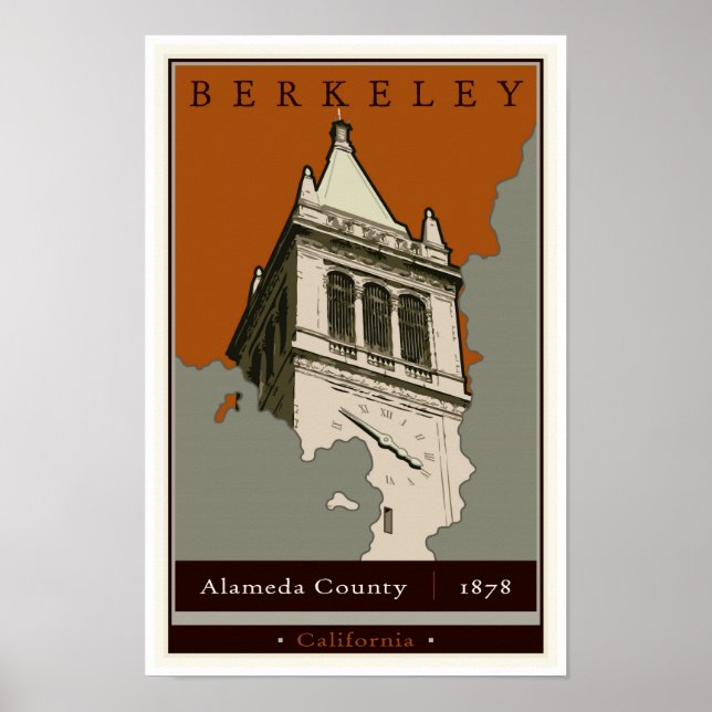 Póster Travel Berkeley (Frente)