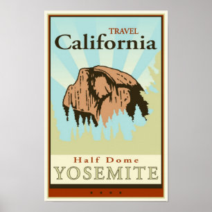 Póster Travel California