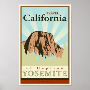 Póster Travel California