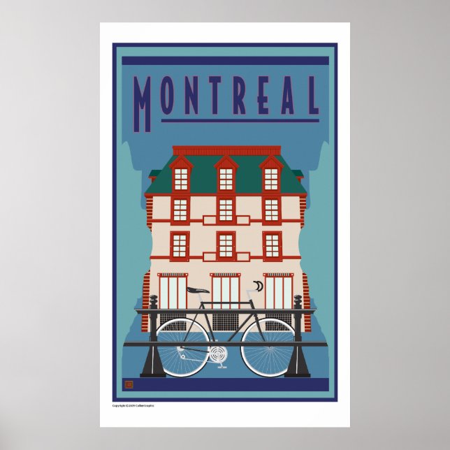 Póster TRAVEL-Canadá-Montreal (Frente)