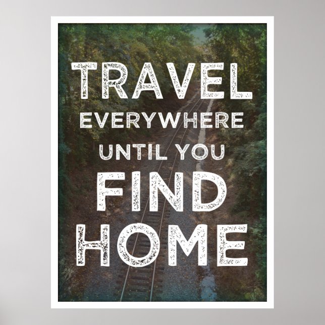 Póster Travel Everywhere Poster (Frente)