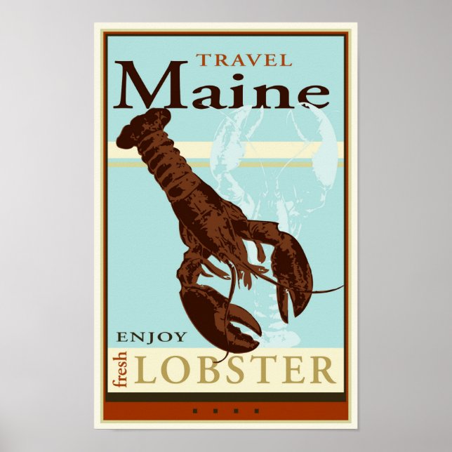 Póster Travel Maine (Frente)