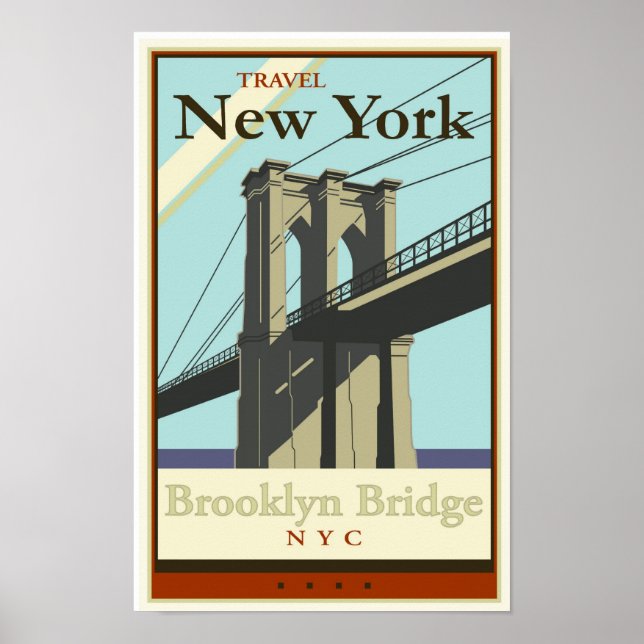 Póster Travel New York (Frente)