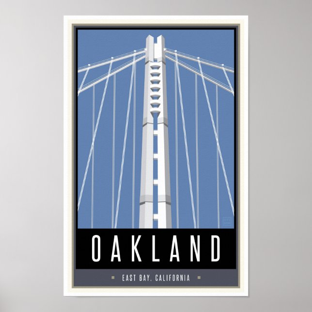 Póster Travel Oakland (Frente)