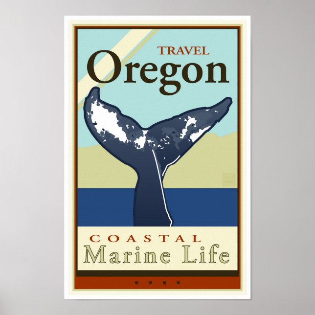 Póster Travel Oregon (Frente)