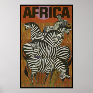 Póster travel poster Africa