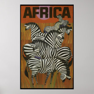 Póster travel poster Africa