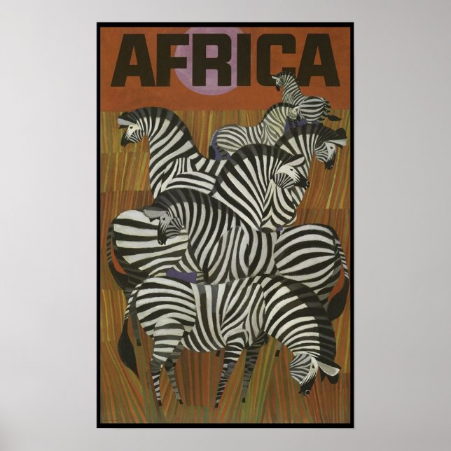 Póster travel poster Africa (Frente)