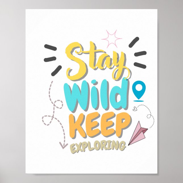 Póster Travel Quote Wall Art  (Frente)