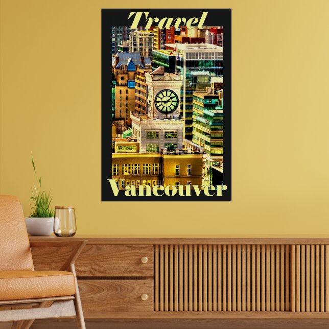 Póster Travel Vancouver, BC, Canada (Salón 2)