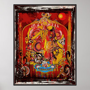 Póster Traveling Circus