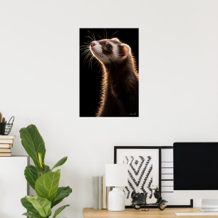Póster Travieso Esbelto