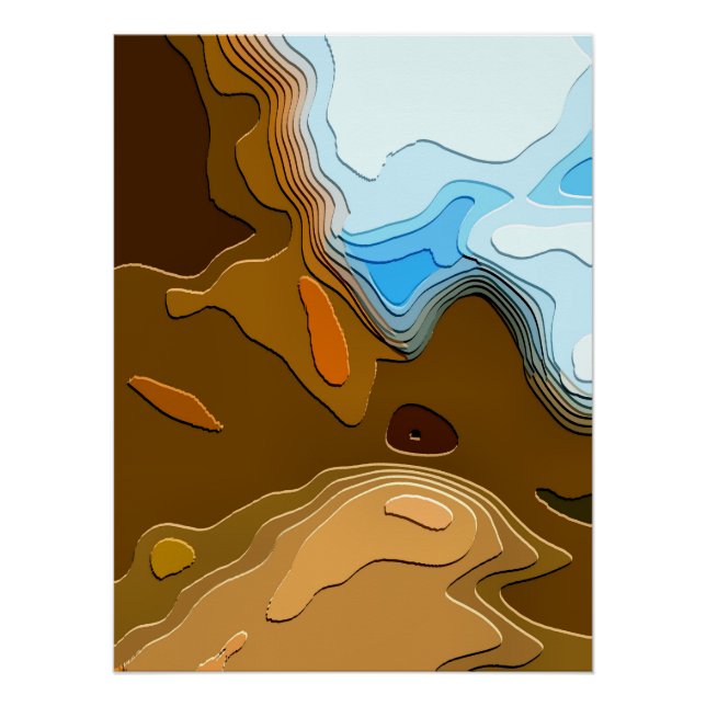 PÓSTER TRAYECTO DE MONTAÑA (Anverso)