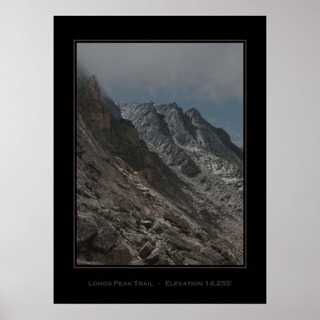 Póster Trayecto pico Jagged Longs (Frente)