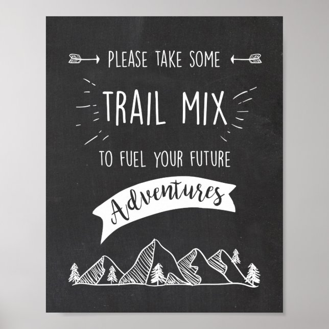 Póster Trayectoria mezcla Bar Rótulo Adventure table sign (Frente)