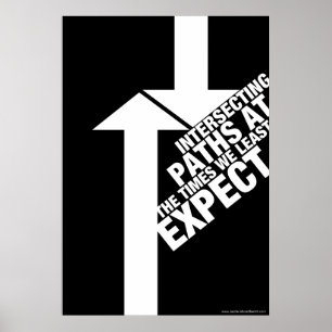 Póster Trayectorias de intersección
