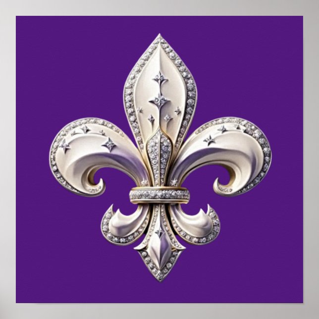 Póster Trayectos I Viaje Fleur De Lis Design (Frente)