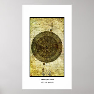 Póster Trazado del poster de las estrellas