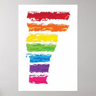 Póster trazos de color vermont