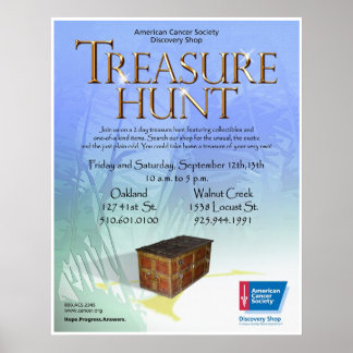 Póster Treasure Hunt