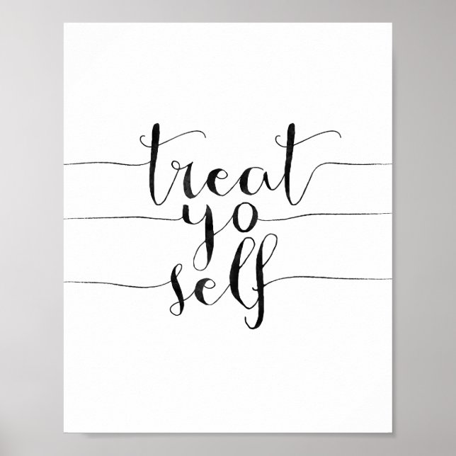 Póster Treat Yo Self (Frente)