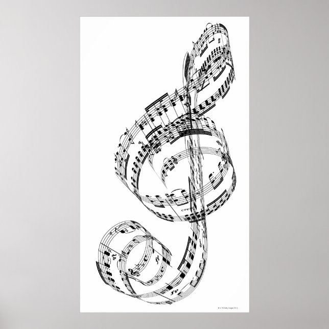 Póster Treble Clef (Frente)