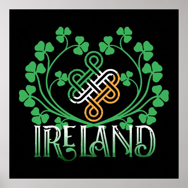 PÓSTER TRÉBOL DE IRLANDA (Frente)