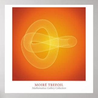 Póster Trébol de Moaré