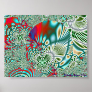 Póster Tréboles idos salvajes