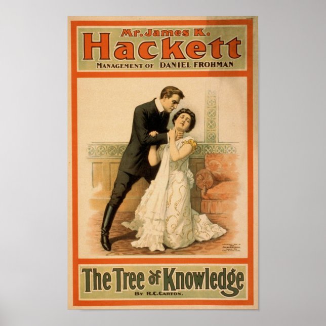 Póster Tree of Knowledge 1898 (Frente)