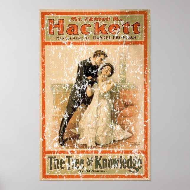 Póster Tree of Knowledge 1898- distressed (Frente)