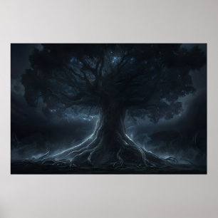 Póster Tree of Life - Dusk Edition Fantasy Poster