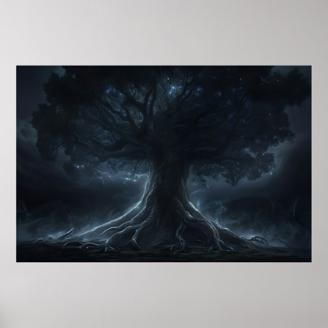 Póster Tree of Life - Dusk Edition Fantasy Poster (Frente)