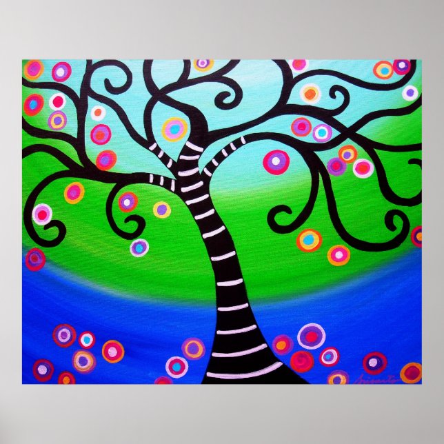 PÓSTER TREE OF LIFE PAINTING (Frente)