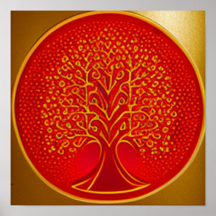 Póster Tree of Life Sephirot Poster
