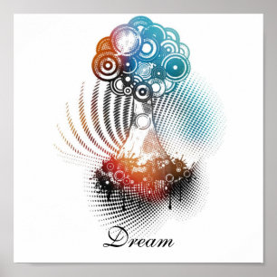 Póster Tree upon a Cloud Dream