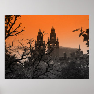 Póster Trees and Spires