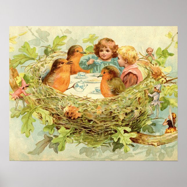 Póster Treetop Tea Fiesta (Frente)