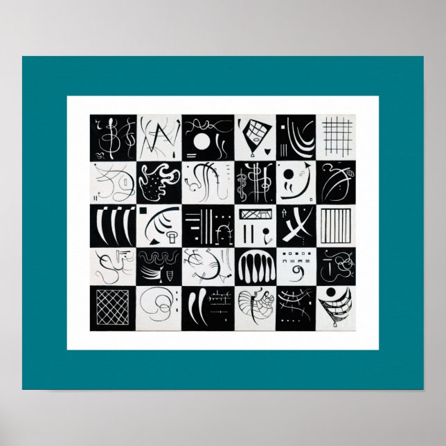 Póster Treinta por Wassily Kandinsky (Frente)