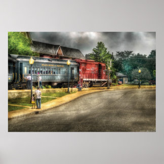 Póster Tren - Black River Western