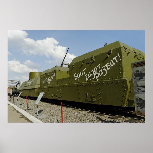 Póster Tren blindado (Frente)