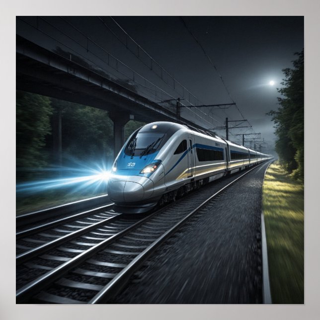 Póster Tren de bala (Frente)