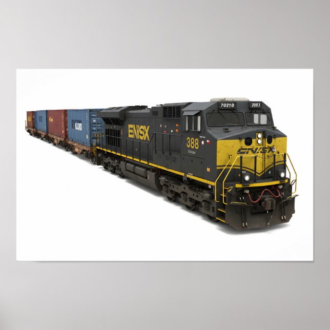 Póster Tren de Carga Desal (Frente)