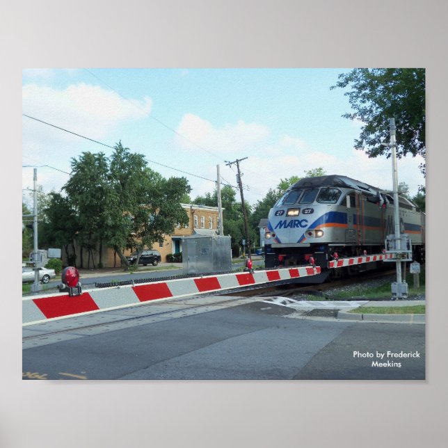 Póster Tren de desplazamiento (Frente)