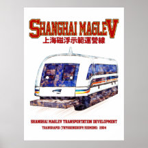 Tren de levitación magnética de alta velocidad Sha
